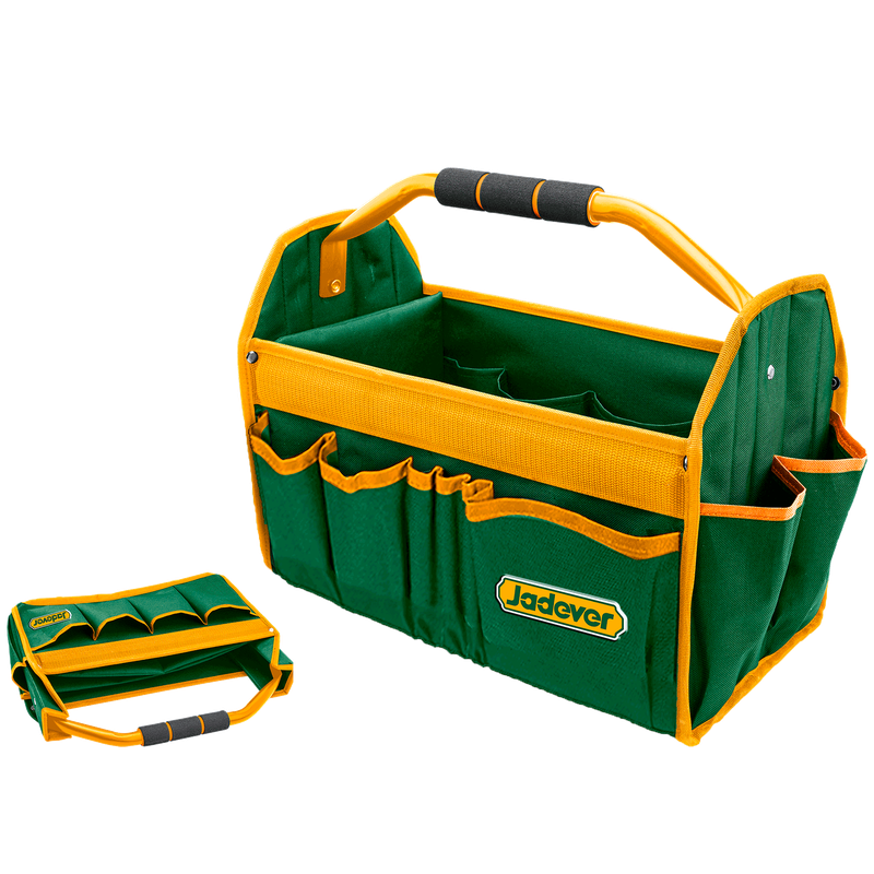 BOLSA PARA HERRAMIENTAS 16″ - CARGA MÁXIMA: 12KG - (LARGO X ANCHO X ALTO): 41 X 23 X 33CM - MANGO ACOLCHADO POLIÉSTER