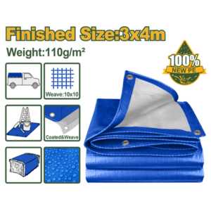 LONA IMPERMEABLE DE POLIETILENO: 3X4M