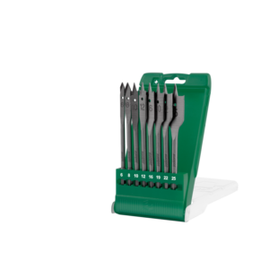 KIT DE 8 MECHAS PALETA PARA MADERA - TAMAÑO: 6, 8, 10, 12, 16, 19, 22, 25MM