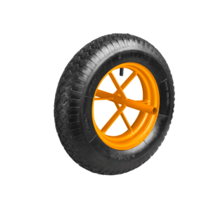 RUEDA NEUMÁTICA - CARGA MÁXIMA: 130KG - 16''X4.00-8 - 4PR - NEUMÁTICO CON LÍNEAS DE DIAMANTES