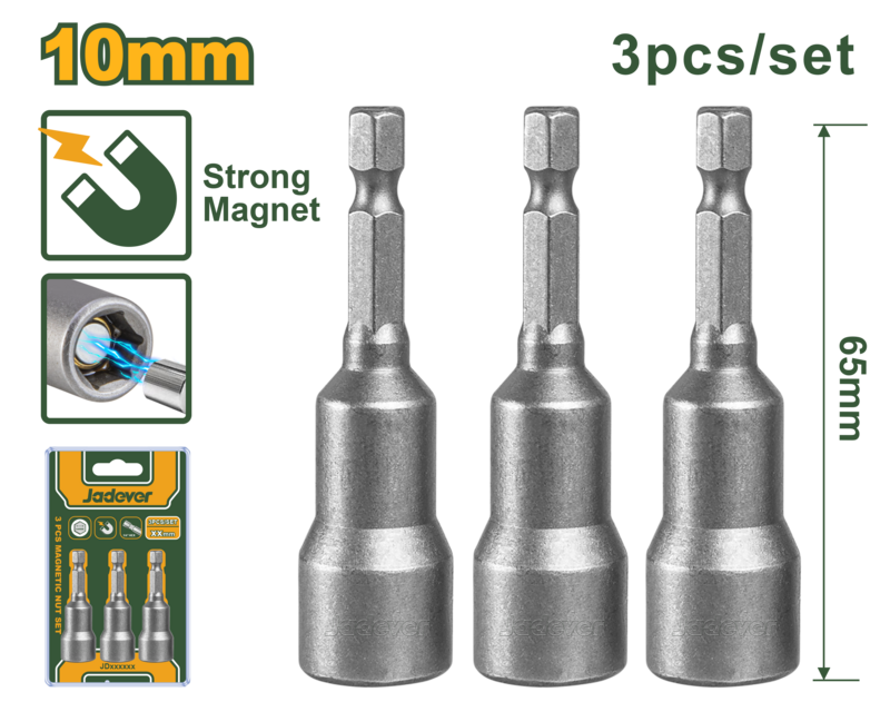 ADAPTADOR MAGNETICO PARA PUNTAS DE ATORNILLADOR 10MM X 65MM
