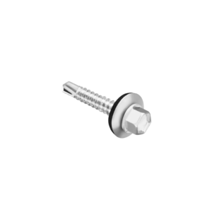 TORNILLO PUNTA MECHA - CABEZA HEXAGONAL - TAMAÑO: #12 X 1'' (5.5 X 125MM) - ACERO AL CARBONO DE ALTA CALIDAD - 200 UNIDADES / BOLSA