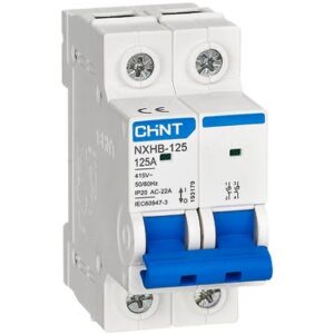 SECCIONADOR DIN CHINT NXHB-125, In:80A, 2-polos Cat: AC22A