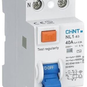 DISYUNTOR BIPOLAR SUPERINMUNIZADO CHINT 40A - 30mA - Clase A - 6kA