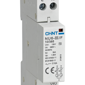 PROTECTOR CONTRA SOBRE TENSIONES CLASE III, 1P+N 10 KV/275V (275V L-N / 255V N-PE)