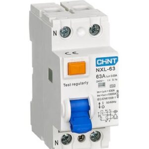 DISYUNTOR BIPOLAR CHINT NXL - 63A - 30mA - Clase AC - 6kA