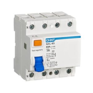 DISYUNTOR TETRAPOLAR CHINT NXL - 63A - 300mA - Clase A - 6kA
