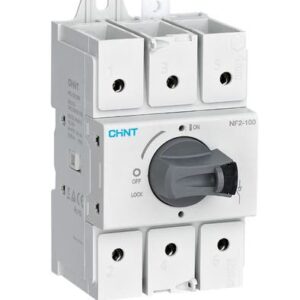 SECCIONADOR BAJO CARGA CHINT NF2 - 3 P - In:125A - Montaje: RIEL DIN - MANETA GRIS