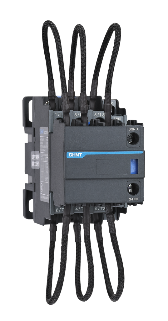 CONTACTOR P/CAPACITORES CHINT NXCC-32 - Q:20kVAr @ 400VCA + Aux: 2NA+1NC - Bob: 220VCA