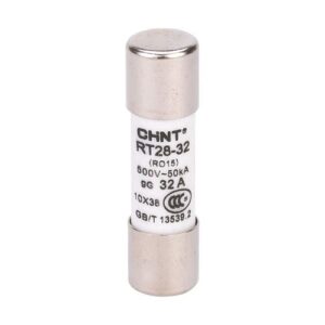 FUSIBLE CILÍNDRICO - Tamaño: 10 x 38 - In: 6A gG - Icc: 100kA @ 500VAC