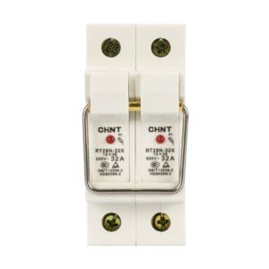 BASE FUSIBLE CON LED - Tamaño: 10 x 38 - In:32A - BIPOLAR