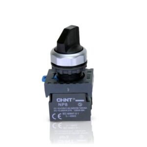 SELECTORA DE 3 POSICIONES 22 MM - NP8 - COLOR NEGRO - C/2NA