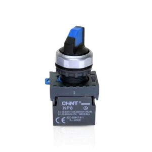 SELECTORA DE 3 POSICIONES 22 MM - NP8 - COLOR AZUL - C/2NA