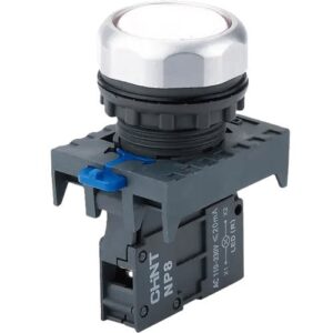 INDICADOR LUMINOSO 22 MM - NP8 - COLOR BLANCO 24VCA/CC