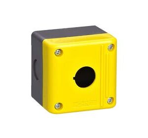 CAJA VACÍA AMARILLA CHINT NPH-10J - 1 ORIFICIO 22 MM IP65