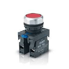 PULSADOR LUMINOSO 22 MM - NP8 - COLOR ROJO 24VCA/CC - C/1NC