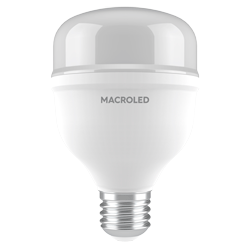 BULBON ALTA POTENCIA MACROLED 20W E27 AC180-240V CALIDA 3000K 100LM/W FP0.9