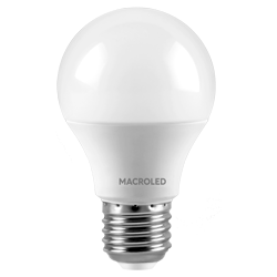BULBO A55 MACROLED 7W E27 AC220-240V FRIO 6500K