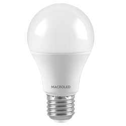 BULBO A60 MACROLED 12W E27 AC220-240V FRIO 6500K