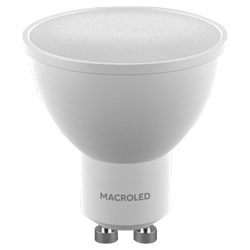 DICRO MACROLED ECO 5W AC185-260V CALIDO 2700K 120º