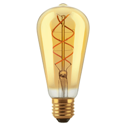 BULBO ST19 FILAMENTO GOLDEN MACROLED 5W E27 AC180-265V AMBAR 2200K