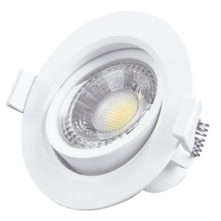 DICROSPOT CIRCULAR 7W LED FCOB AC100-240V 3000K CALIDO 38º