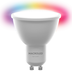 DICRO SMART MR16 5W - GU10 AC100-240V - WIFI+BLUETOOTH - RGB+BLANCOS