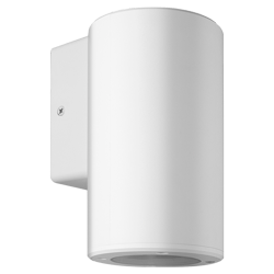 ARTEFACTO DE APLICAR EXTERIOR REDONDO, COLOR BLANCO, UNIDIRECCIONAL, IP54, AC100240V, GU10, 9W MAX