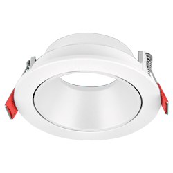 ARTEFACTO DE EMBUTIR REDONDO ANTIDESLUMBRANTE DICRO X1 MOVIL PC BLANCO-BLANCO