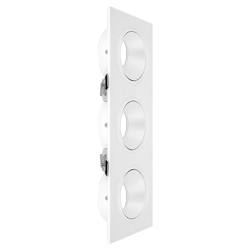 ARTEFACTO DE EMBUTIR CUADRADO ANTIDESLUMBRANTE DICRO X3 MOVIL PC BLANCO