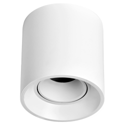 ARTEFACTO PLAFON REDONDO DICRO X1 MOVIL PC BLANCO LISO