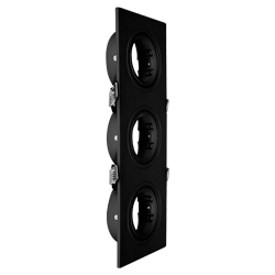ARTEFACTO DE EMBUTIR CUADRADO DICRO X3 MOVIL PC NEGRO
