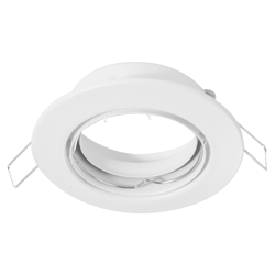 ARO DE EMBUTIR DICROICA MOVIL BLANCO DIAMETRO 8, CON CONECTOR GU10