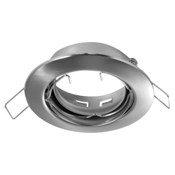 ARO DE EMBUTIR DICROICA MOVIL PLATIL DIAMETRO 8, CON CONECTOR GU10
