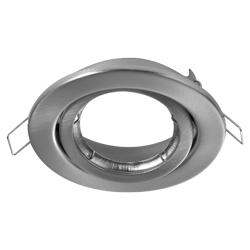 ARO DE EMBUTIR DICROICA MOVIL PLATIL DIAMETRO 10, CON CONECTOR GU10