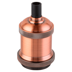 PORTALÁMPARA ALUMINIO E27 JERSEY COBRE