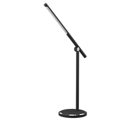 LAMPARA LED VELADOR NEGRO, 7W 500LM, AC100-240V, RA>80, 3 TEMP COLOR, DIMEABLE, MEMORIA ULTIMA FUNCION. SALIDA USB