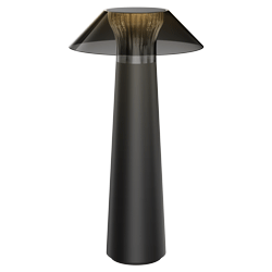 VELADOR A BATERIA TOWER DIMERIZABLE MACROLED, NEGRO, DC5V, 2700K, IP44, 160LM, INCLUYE CABLE USB-C