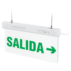 CARTEL DE SALIDA DE EMERGENCIA LUMINOSO (SALIDA DERECHA)