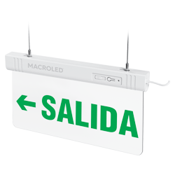 CARTEL DE SALIDA DE EMERGENCIA LUMINOSO (SALIDA IZQUIERDA)