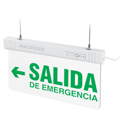 CARTEL DE SALIDA DE EMERGENCIA LUMINOSO (EMERGENCIA IZQUIERDA)