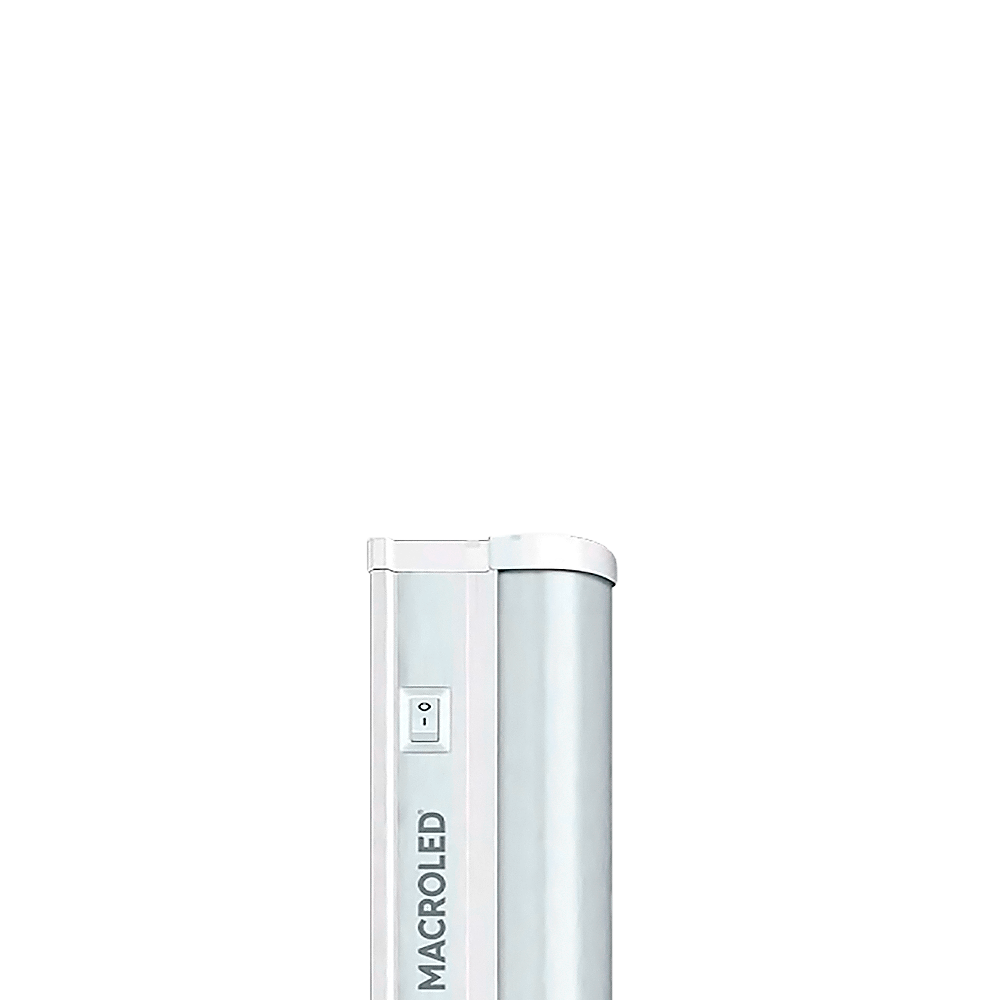 LISTON LED T5 PVC INTERCONECTABLE CON INTERRUPTOR - AC175-265V - FP0.95 - IP20 - 60cm 9W - CALIDO