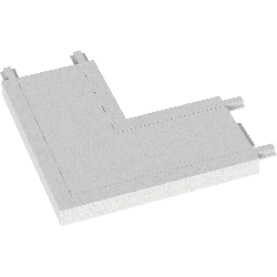 CONECTOR TIPO L RECTO PARA RIEL MAGNETICO SKYLINE BLANCO MACROLED DC48V