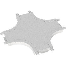 CONECTOR TIPO X PLANO PARA RIEL MAGNETICO SKYLINE BLANCO MACROLED DC48V
