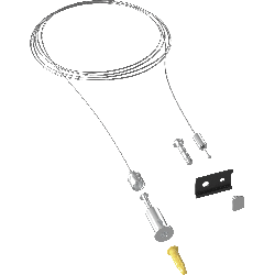 SUSPENSOR DE RIELES PARA RIEL MAGNETICO SKYLINE MACROLED 2X2 METROS