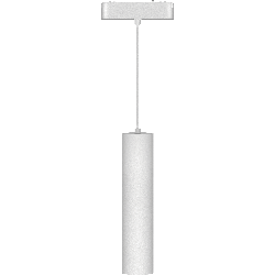 COLGANTE CILINDRICA BLANCO PARA RIEL MAGNETICO SKYLINE ø50MM MACROLED, DC48V, 9W, 2700K, 24°, RA>90