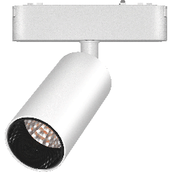 CABEZAL MOVIL ANTIDESLUMBRAMIENTO BLANCO PARA RIEL MAGNETICO SKYLINE ø45MM MACROLED, DC48V, 12W, 2700K, 36°, RA>90