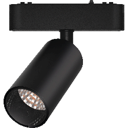 CABEZAL MOVIL ANTIDESLUMBRAMIENTO NEGRO PARA RIEL MAGNETICO SKYLINE ø45MM MACROLED, DC48V, 12W, 2700K, 24°, RA>90