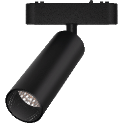 CABEZAL MOVIL ANTIDESLUMBRAMIENTO NEGRO PARA RIEL MAGNETICO SKYLINE ø45MM MACROLED, DC48V, 15W, 2700K, 36°, RA>90