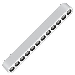 CABEZAL FOCAL BLANCO SMART PARA RIEL MAGNETICO SKYLINE 222MM MACROLED, DC48V, 12W, 2000-5000K, 36°, RA>90